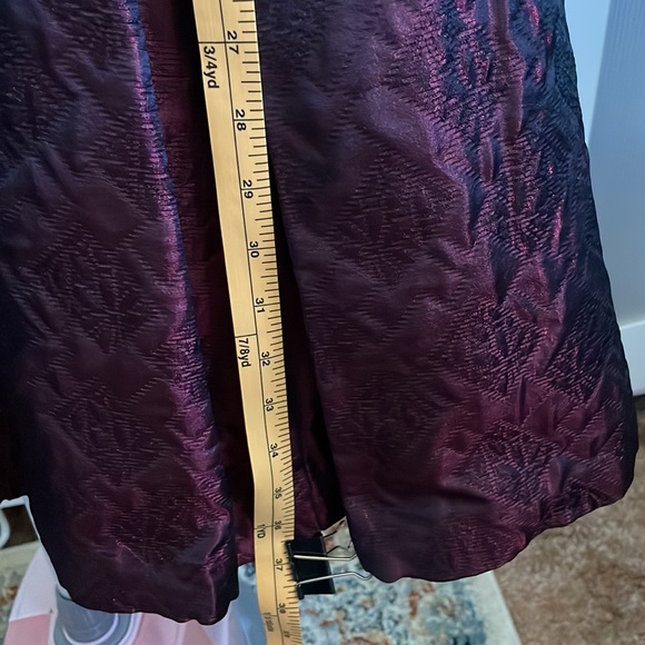 Beautiful dark wine dress for the wedding or holidays party, size 9 - Picture 5 of 8